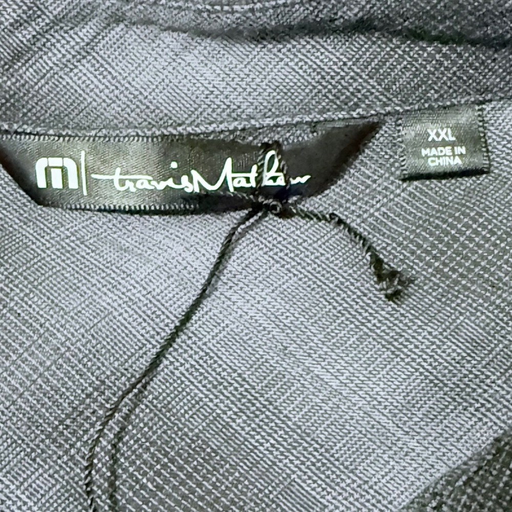 Travis Mathew Mens XXL Plaid Golf Button Down Shirt - Picture 2 of 8